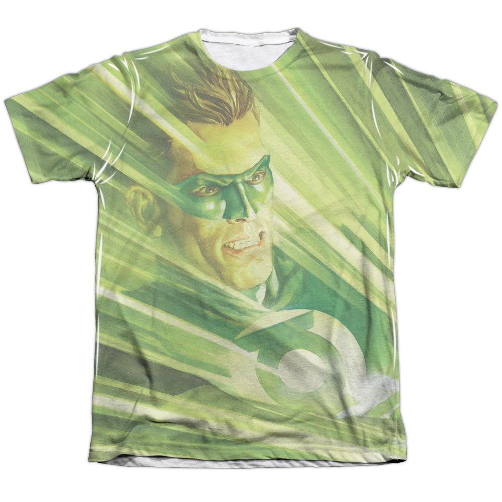 Green Lantern Rays Of Light Sublimation T-Shirt