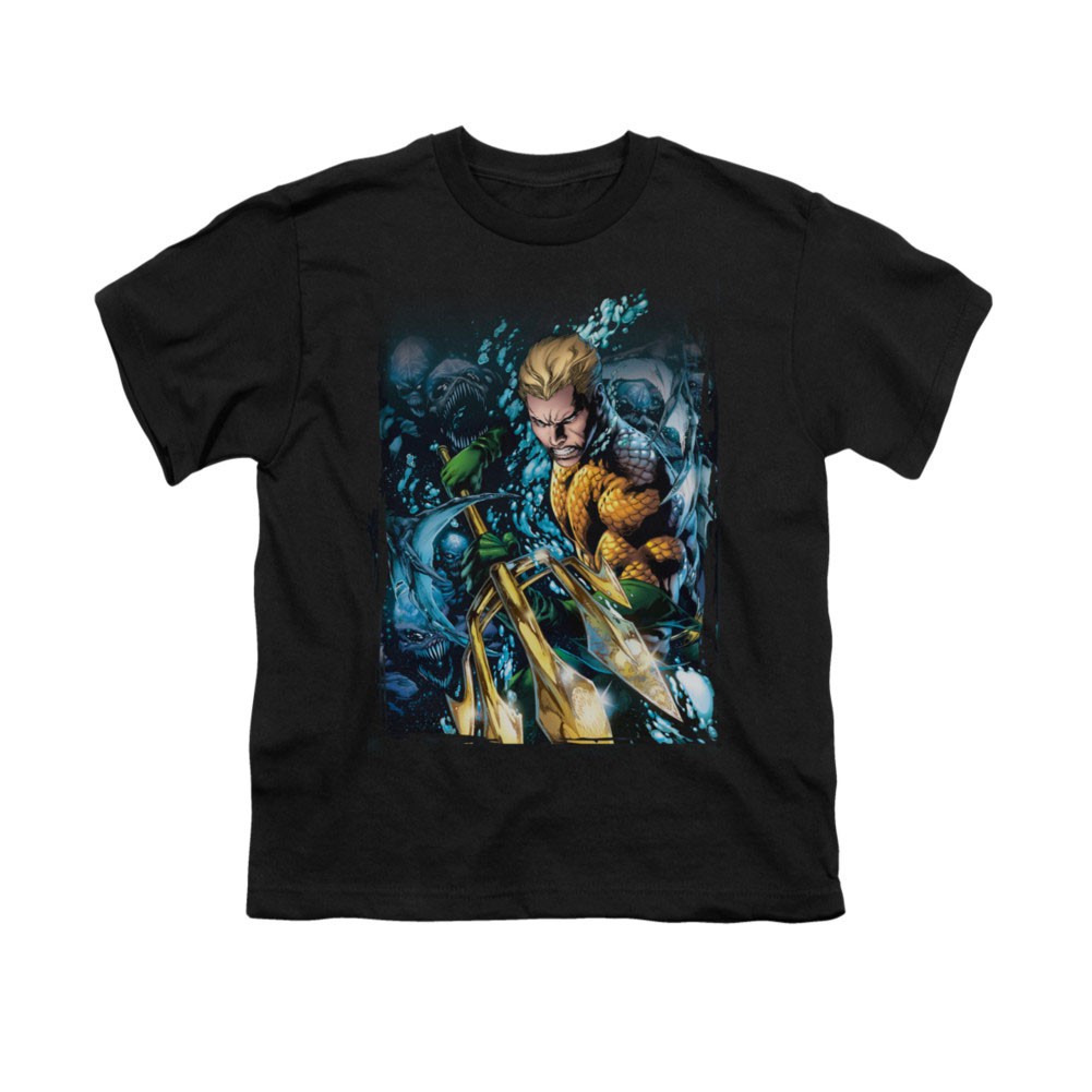 Aquaman #1 Black Youth Unisex T-Shirt