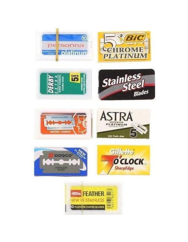 DE Blade Sampler Pack, Extended - West Coast Shaving