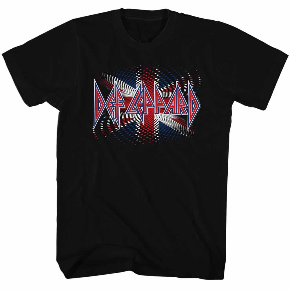 Def Leppard British Mens Black T-Shirt