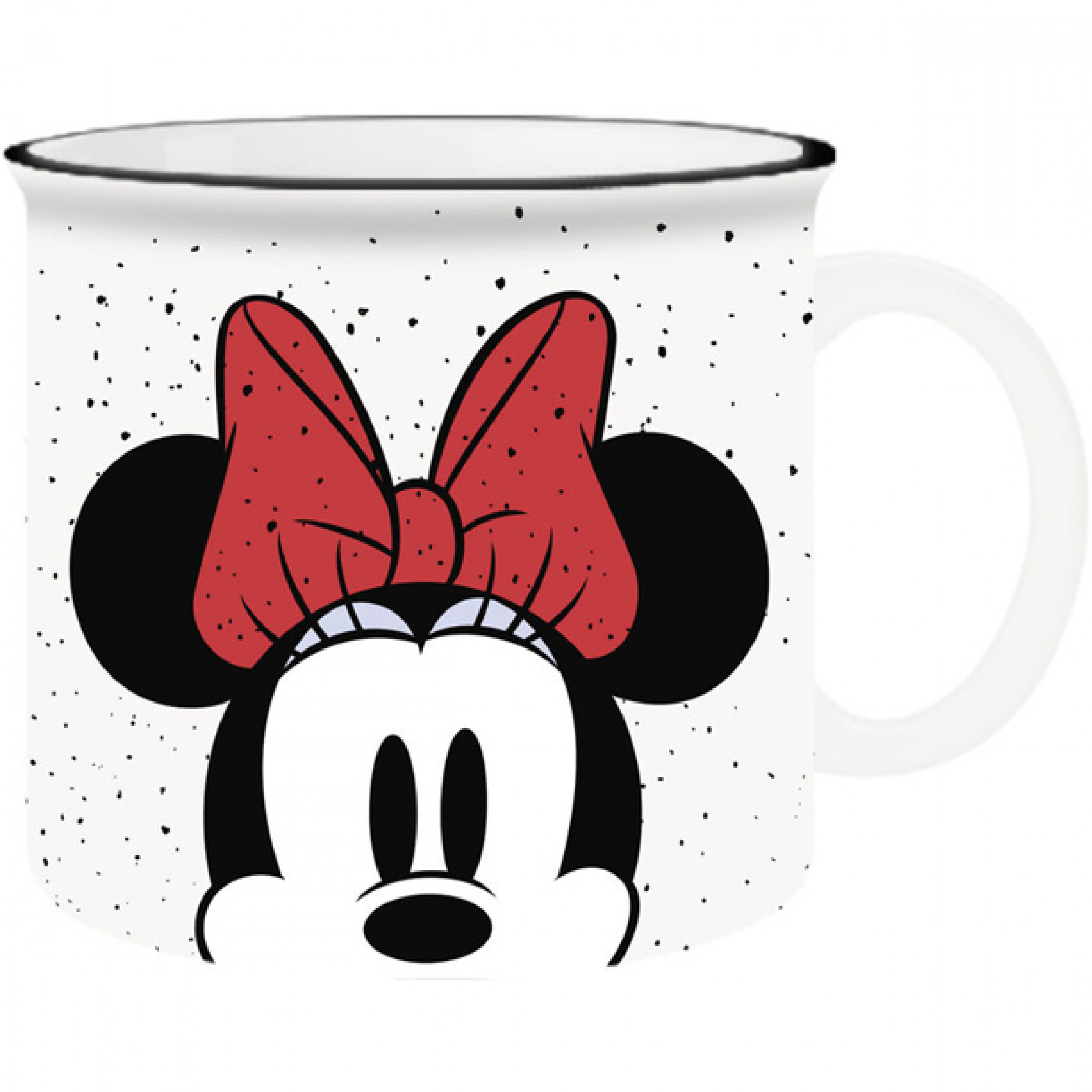 Disney Minnie Mouse Peeking 20oz Ceramic Camper Mug