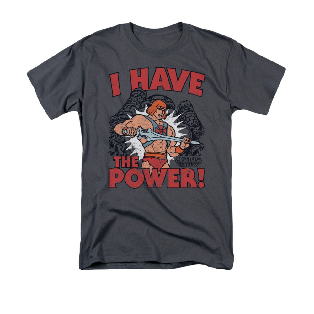 He-Man I Have The Power Gray Tee Shirt