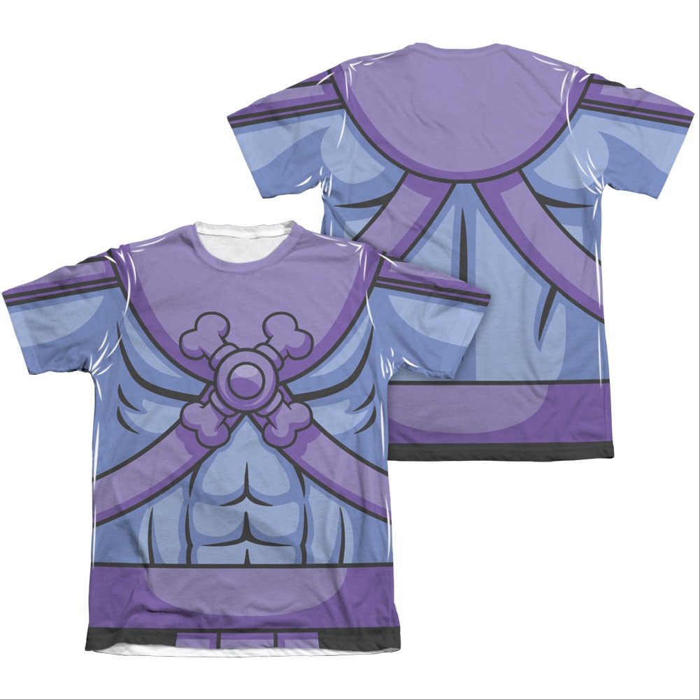 He-Man Masters Of The Universe Skeletor Two-Sided Costume Sublimation T-Shirt