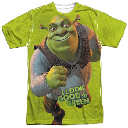 Shrek I Look Good In Green Tshirt