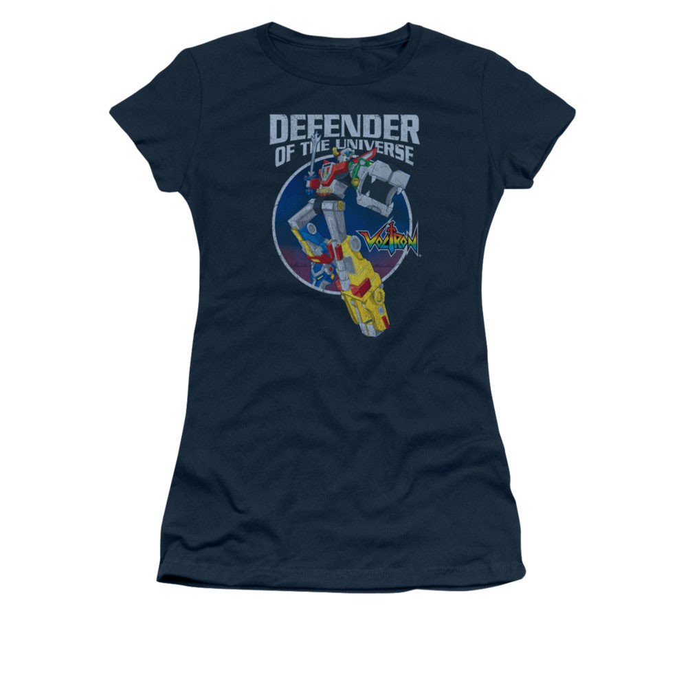 Voltron Defender Of The Universe Blue Juniors T-Shirt