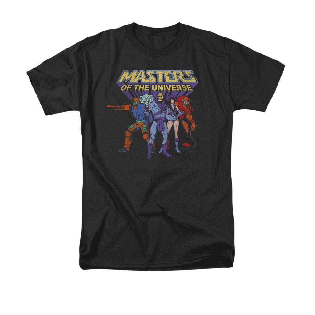 He-Man Masters Of The Universe Villains Black Tee Shirt