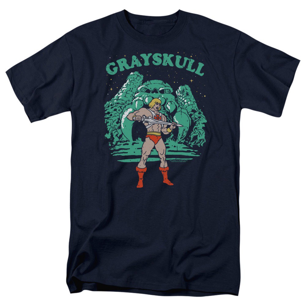 He-Man Grayskull Nights Men's Black T-Shirt