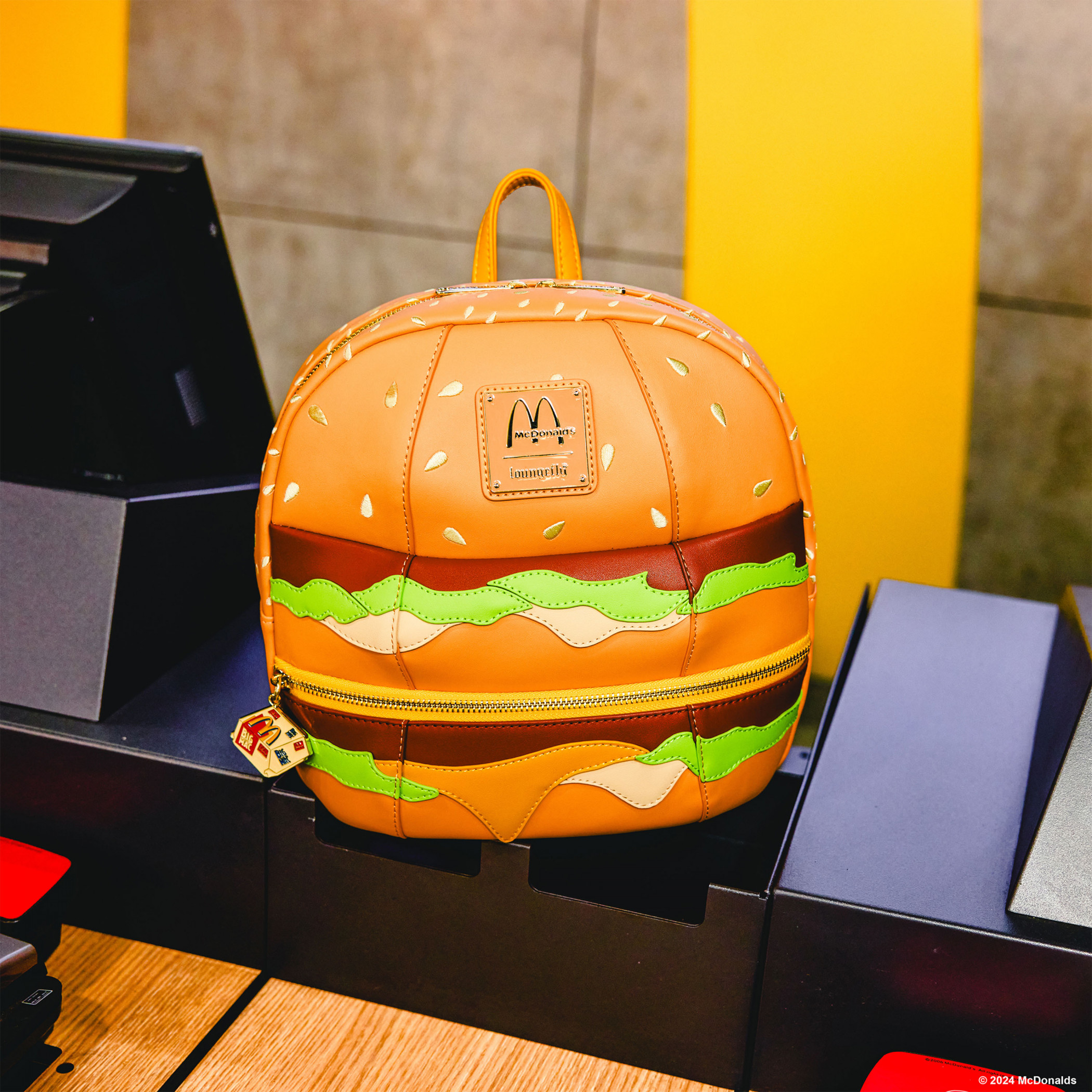 McDonald's Big Mac Mini Backpack By Loungefly
