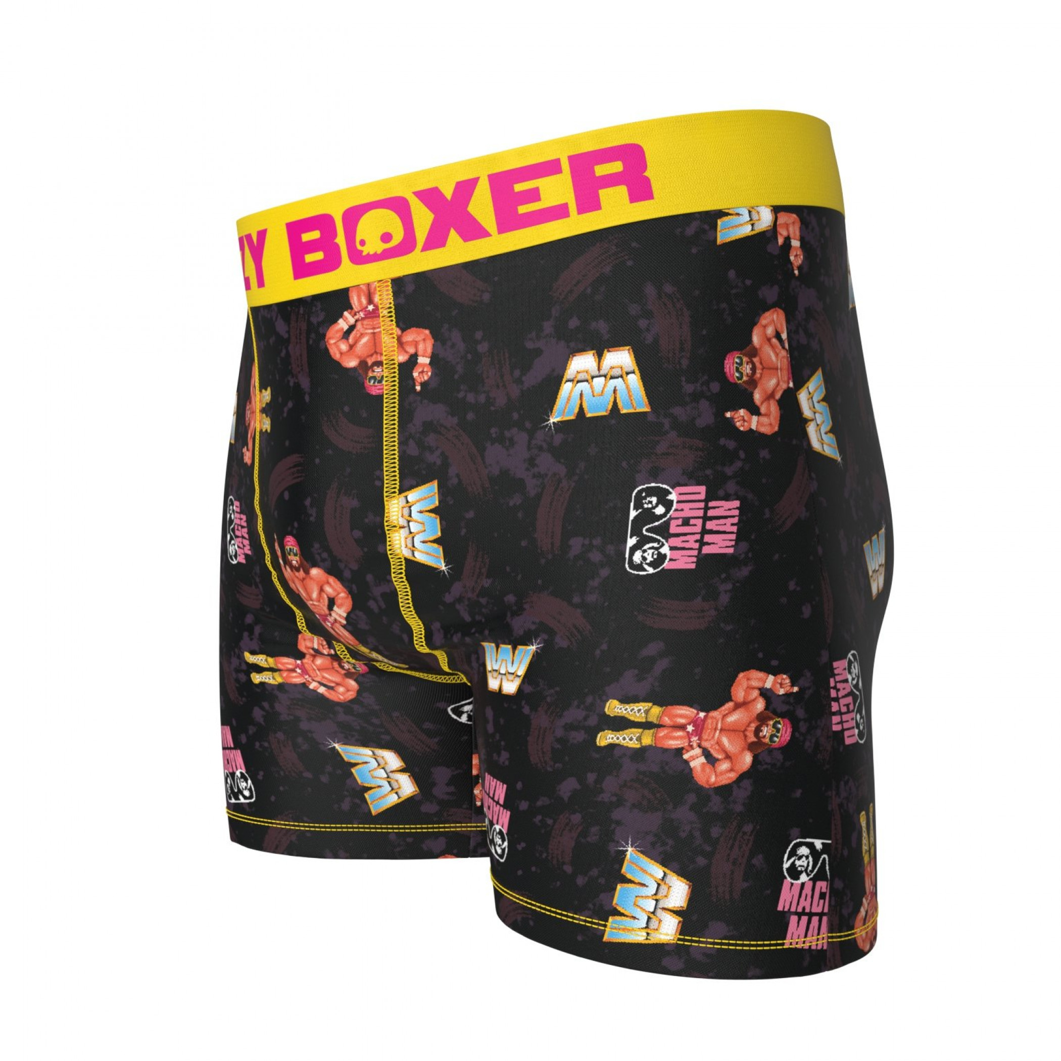 Macho Man Retro Arcade 8-Bit WWE Men's Boxer Briefs Shorts