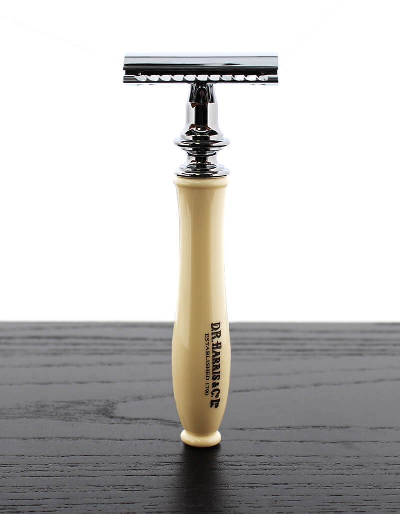 Product image 0 for D.R. Harris Safety Razor, Ivory/Chrome