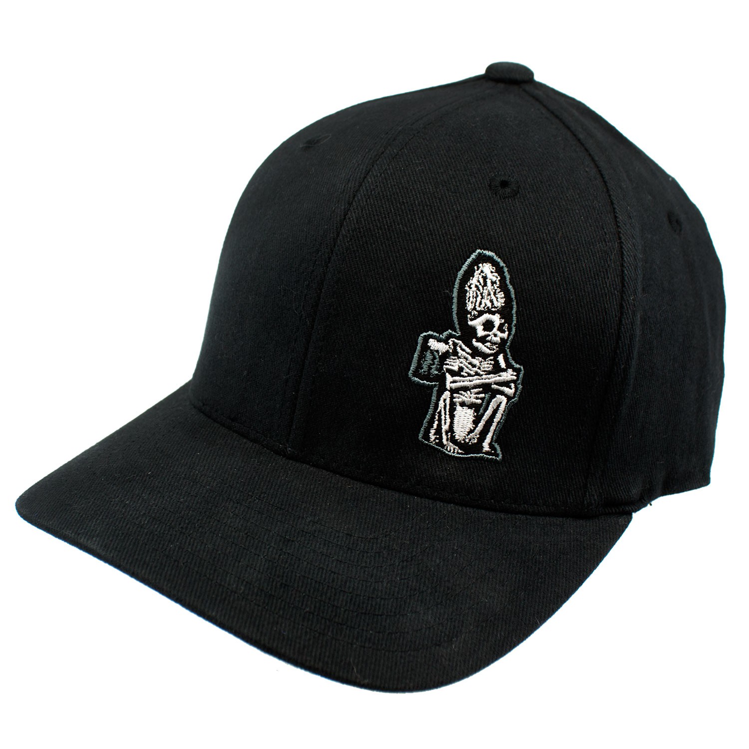 Dead Guy Embroidered Black Hat