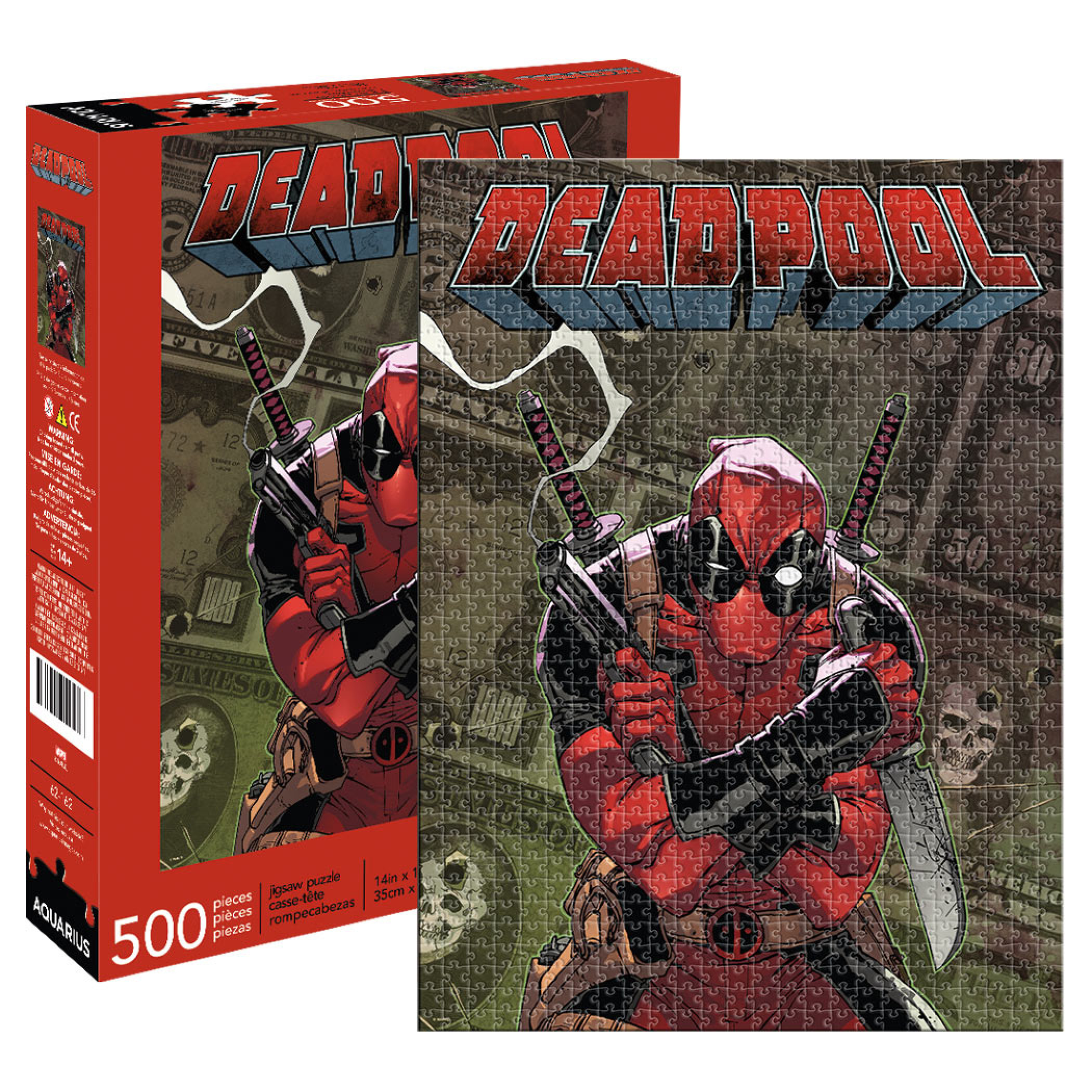 Deadpool Comic Cover 500 Piece Puzzle