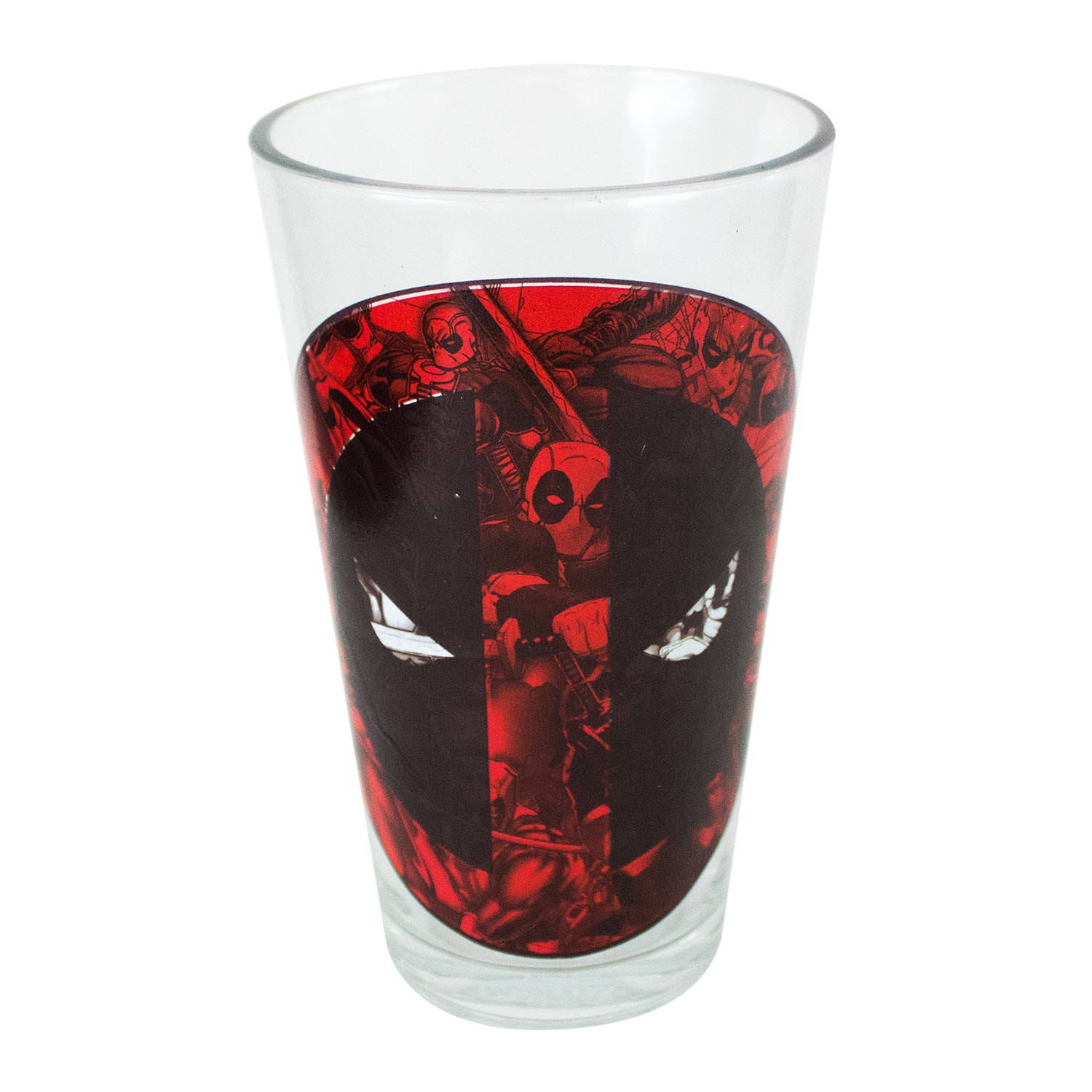 Deadpool Logo 16 Ounce Pint Glass