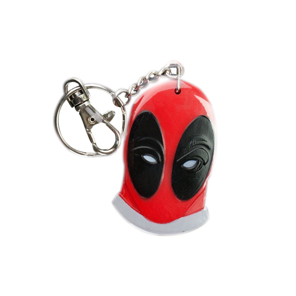 Deadpool Face Bendable Keychain