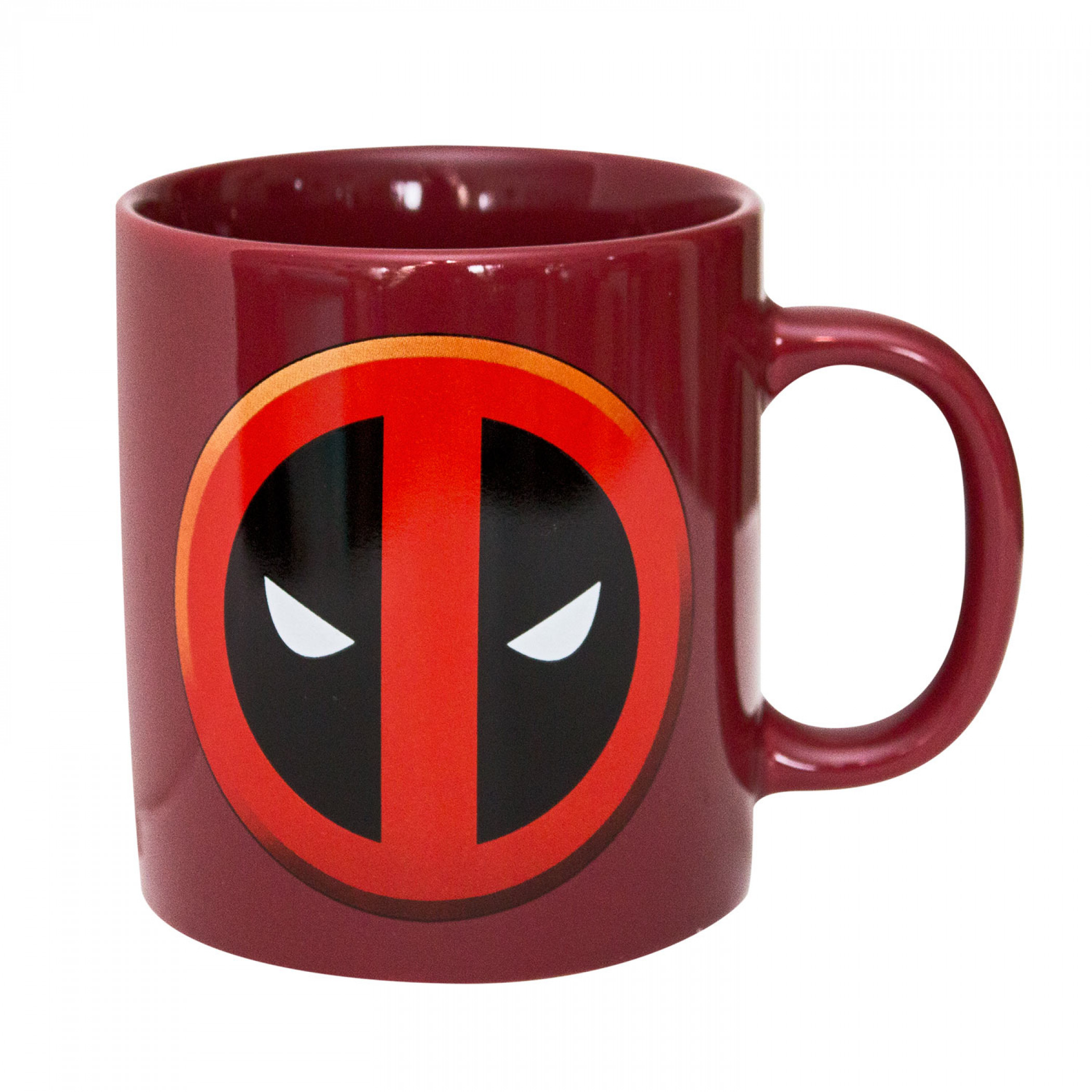 Deadpool Classic Logo Red Ceramic Mug