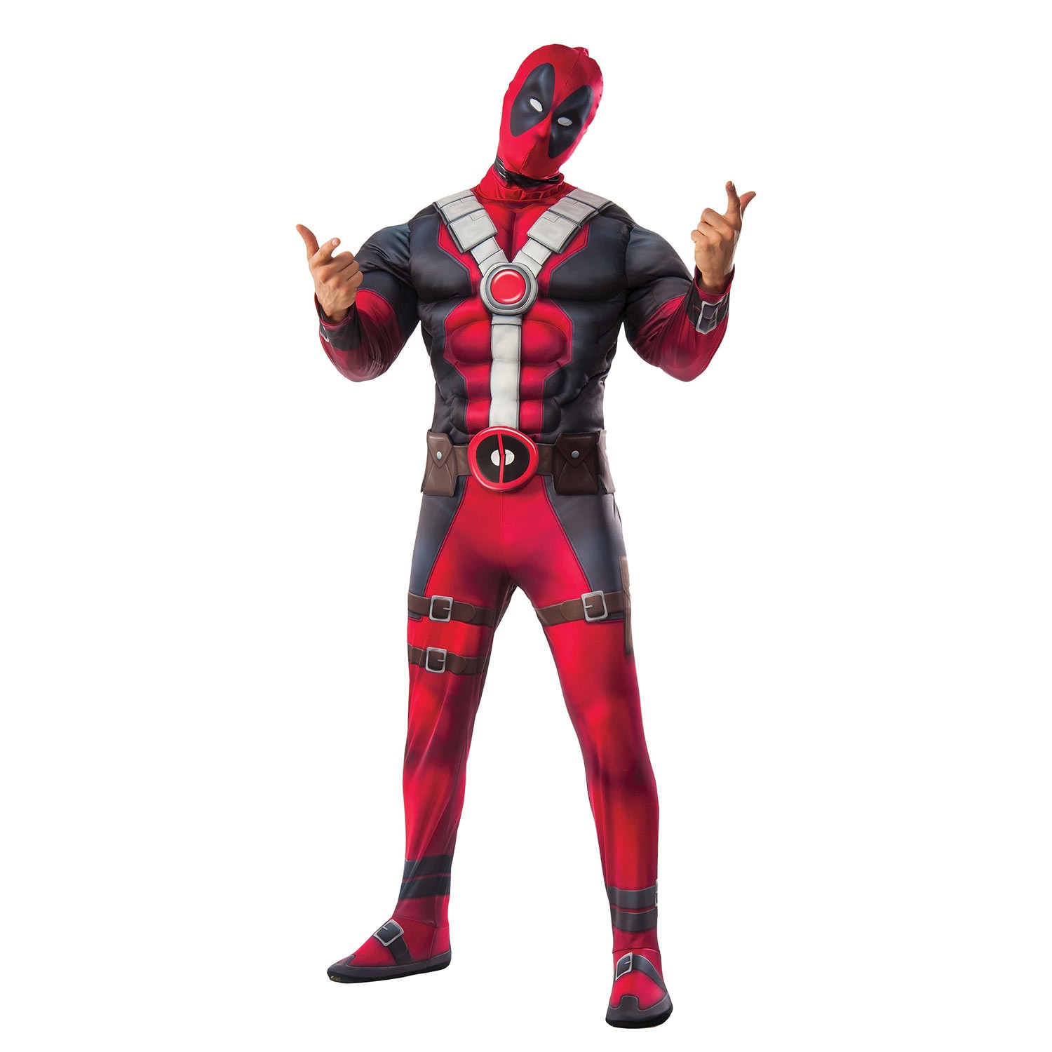 Deadpool Muscle Chest Adult Halloween Costume