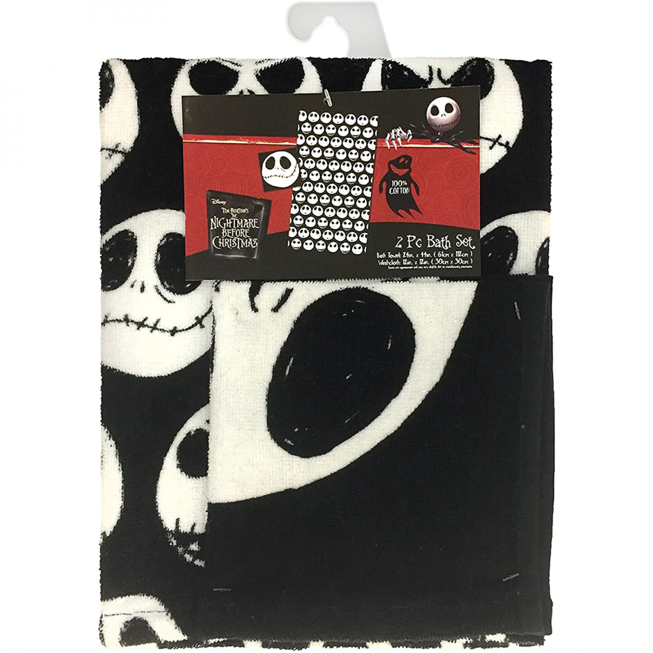 Disney The Nightmare Before Christmas Jack Black Kitchen Hand Towels