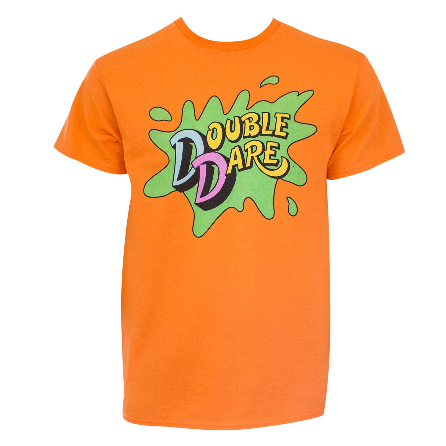 Nickelodeon Men's Orange Double Dare T-Shirt