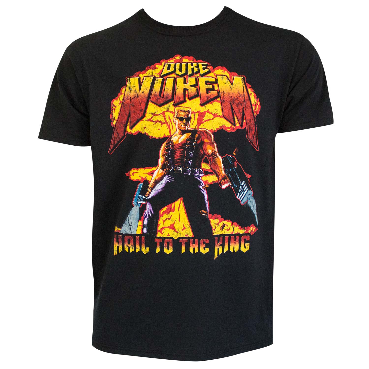 Duke Nukem Hail To The King Black Tee Shirt