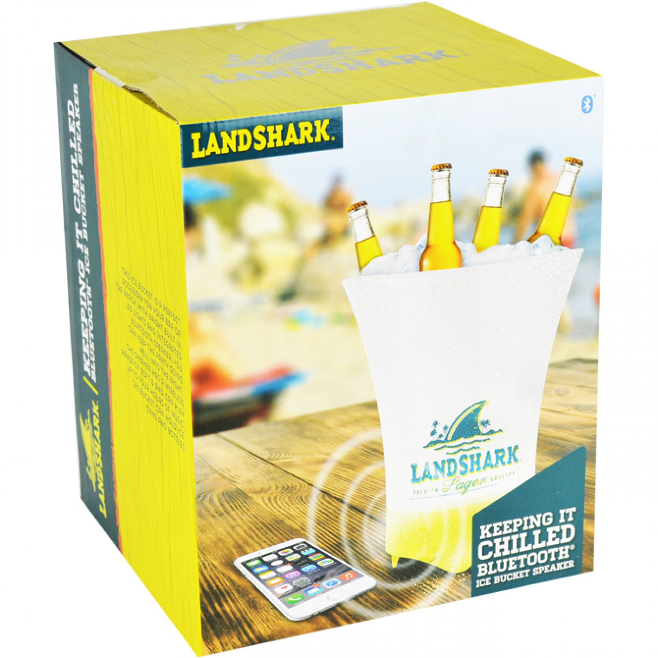 LandShark Beer Bucket with Bluetooth Speakers