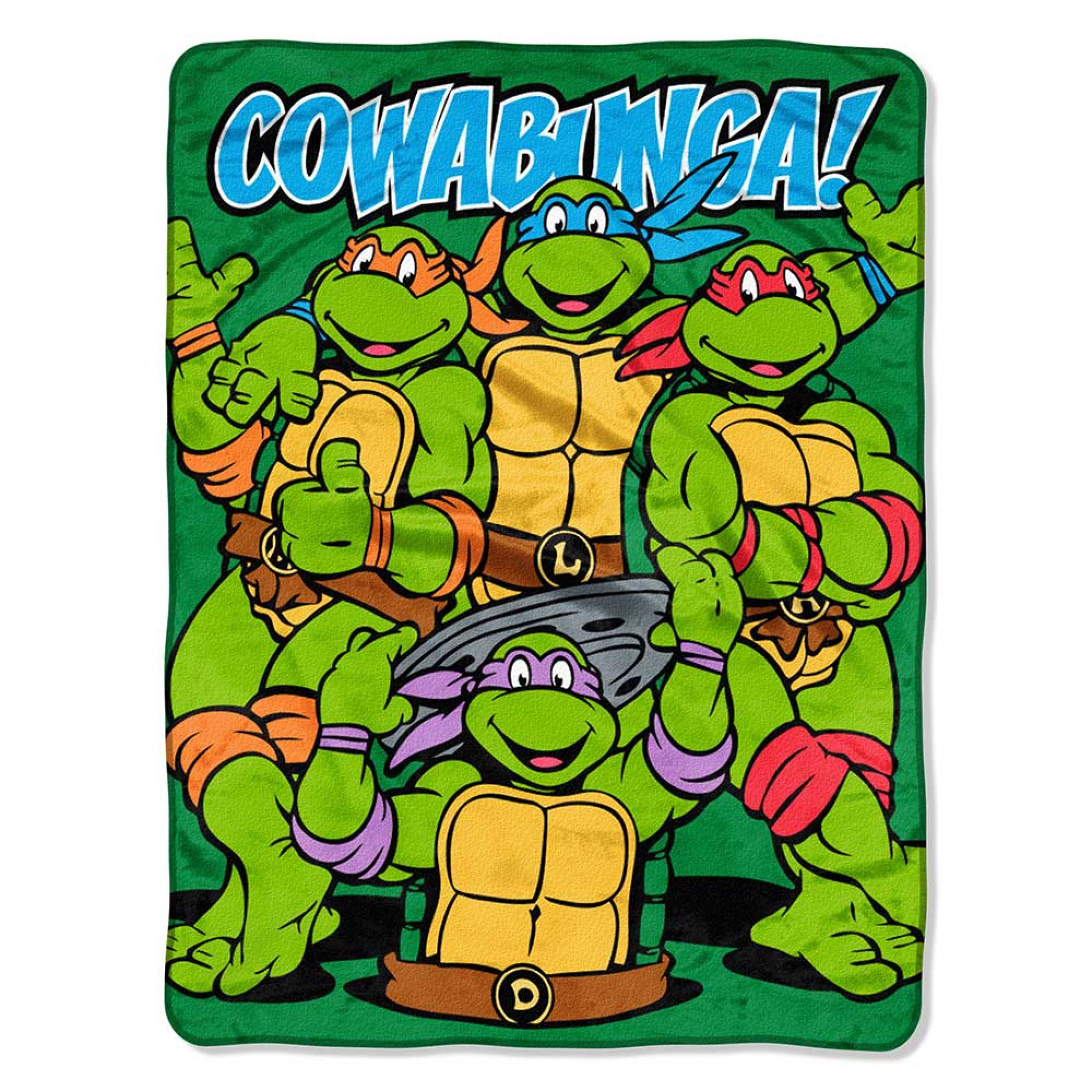 Teenage Mutant Ninja Turtles Cowabunga Dudes 46"x 60" Micro Throw