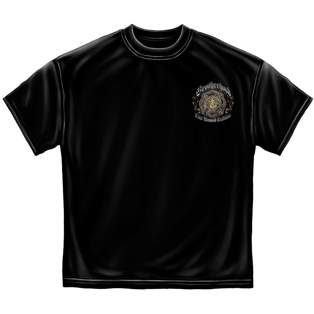 Firefighter Time Honored Tradition T-Shirt - Black