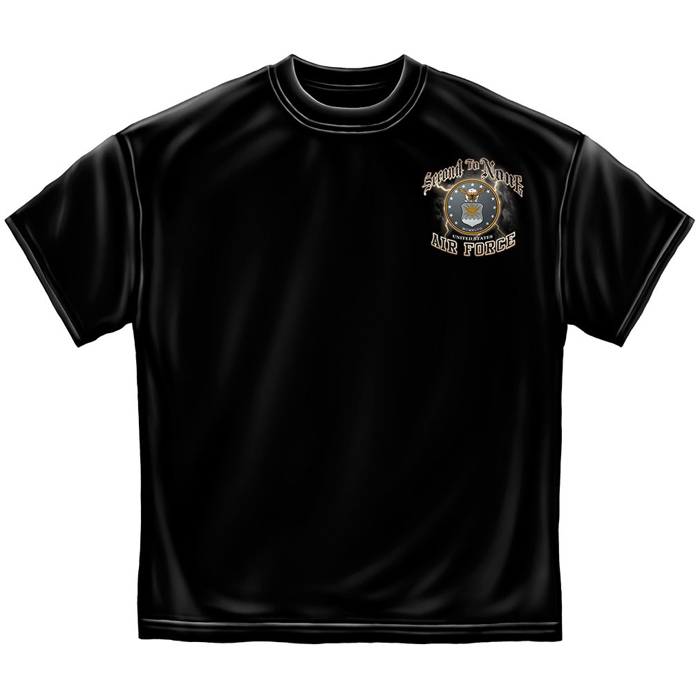 Air Force Second to None T-Shirt - Black