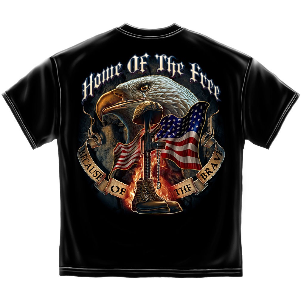 Home of the Free T-Shirt - Black