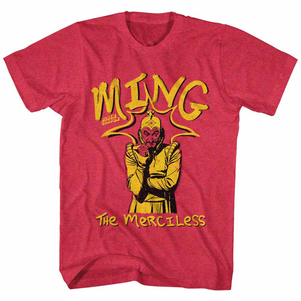 Flash Gordon Ming The Merciless Mens Red T-Shirt
