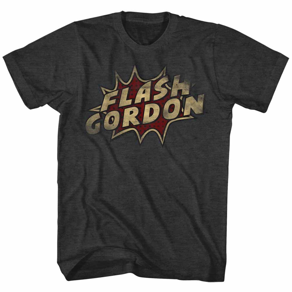 Flash Gordon Dots Mens Black T-Shirt