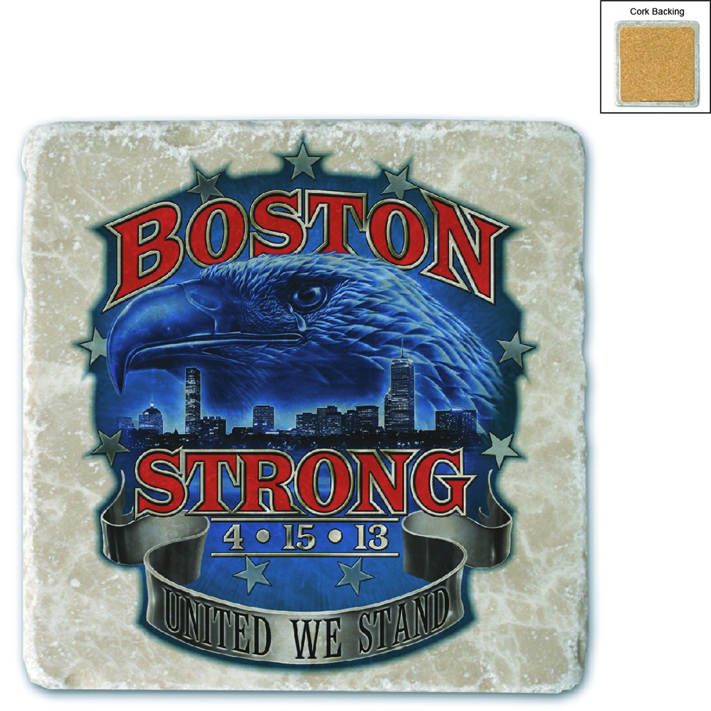 Boston Strong Stone Coaster