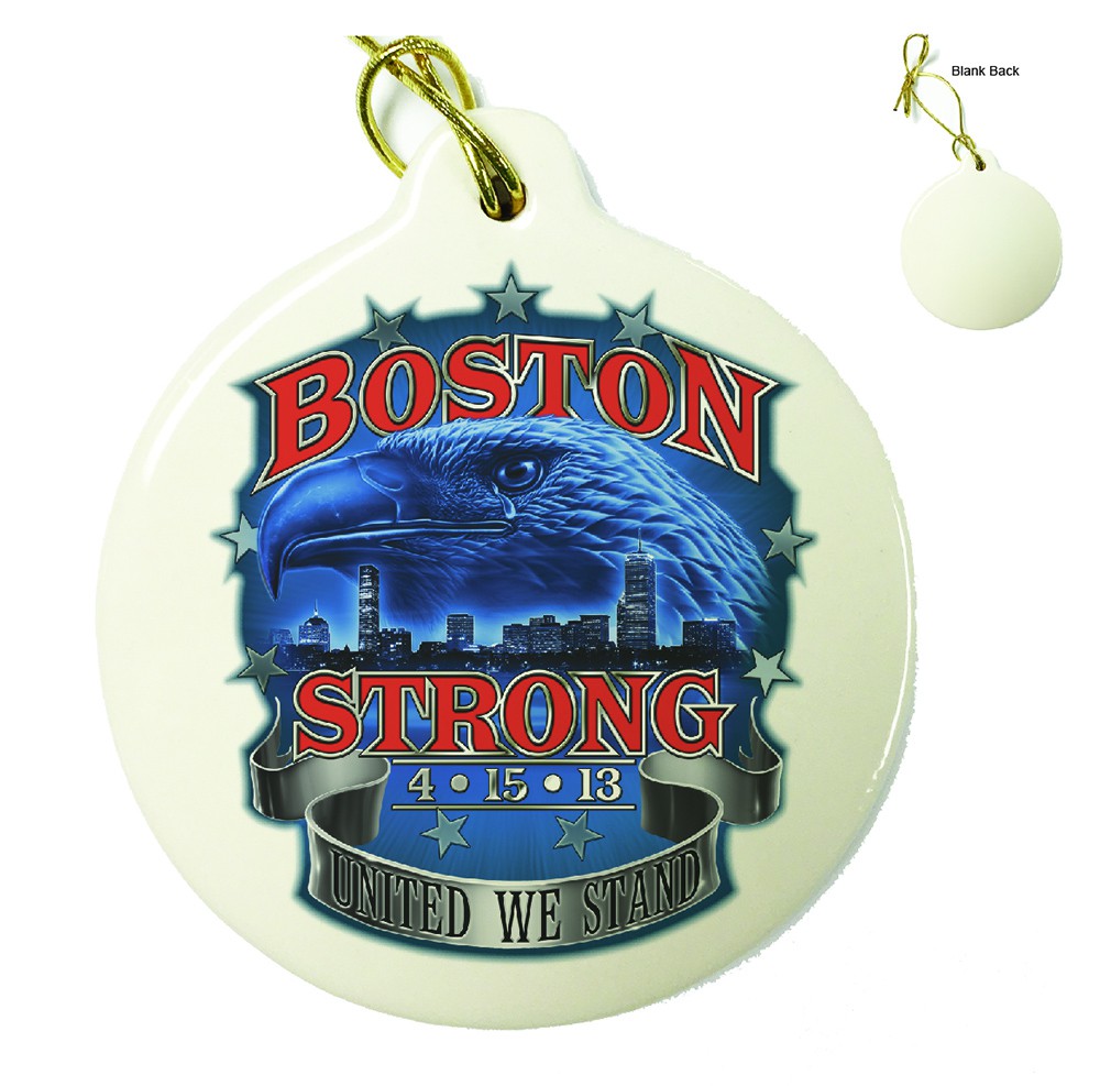 Boston Strong Porcelain Ornament