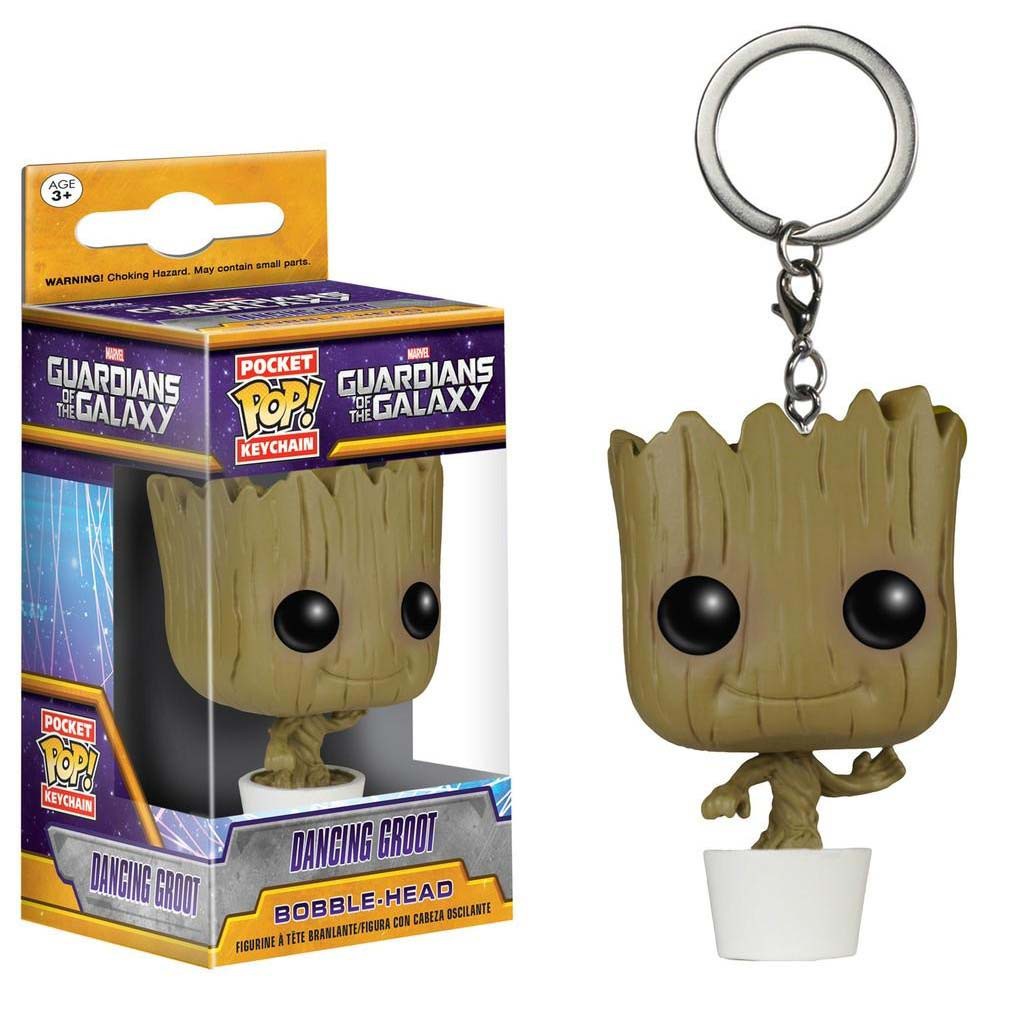 Guardians Of The Galaxy Dancing Groot Funko Pop Keychain