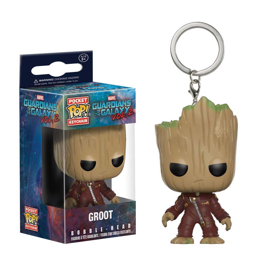 Guardians Of The Galaxy Groot Funko Pop Keychain