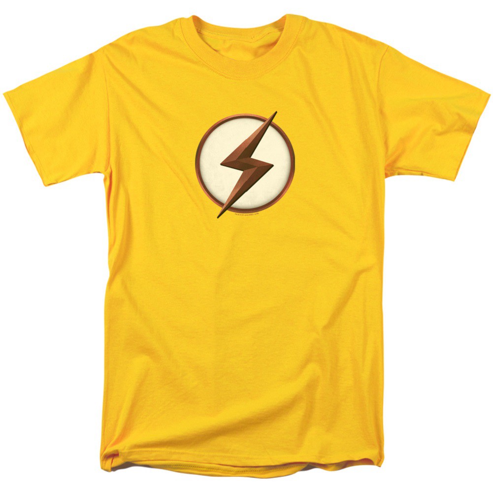 The Flash Kid Flash Logo Yellow Tshirt