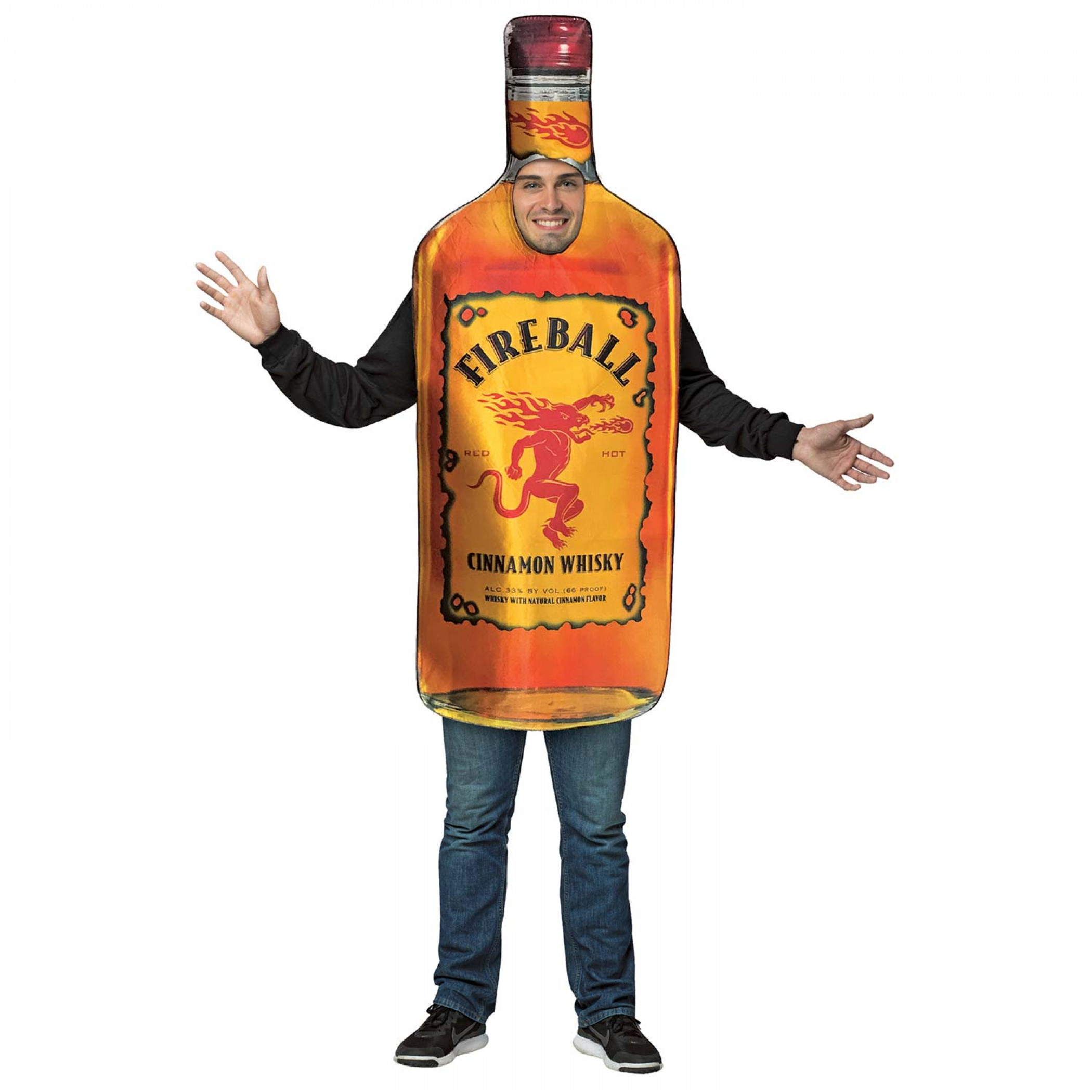 Fireball Bottle Costume