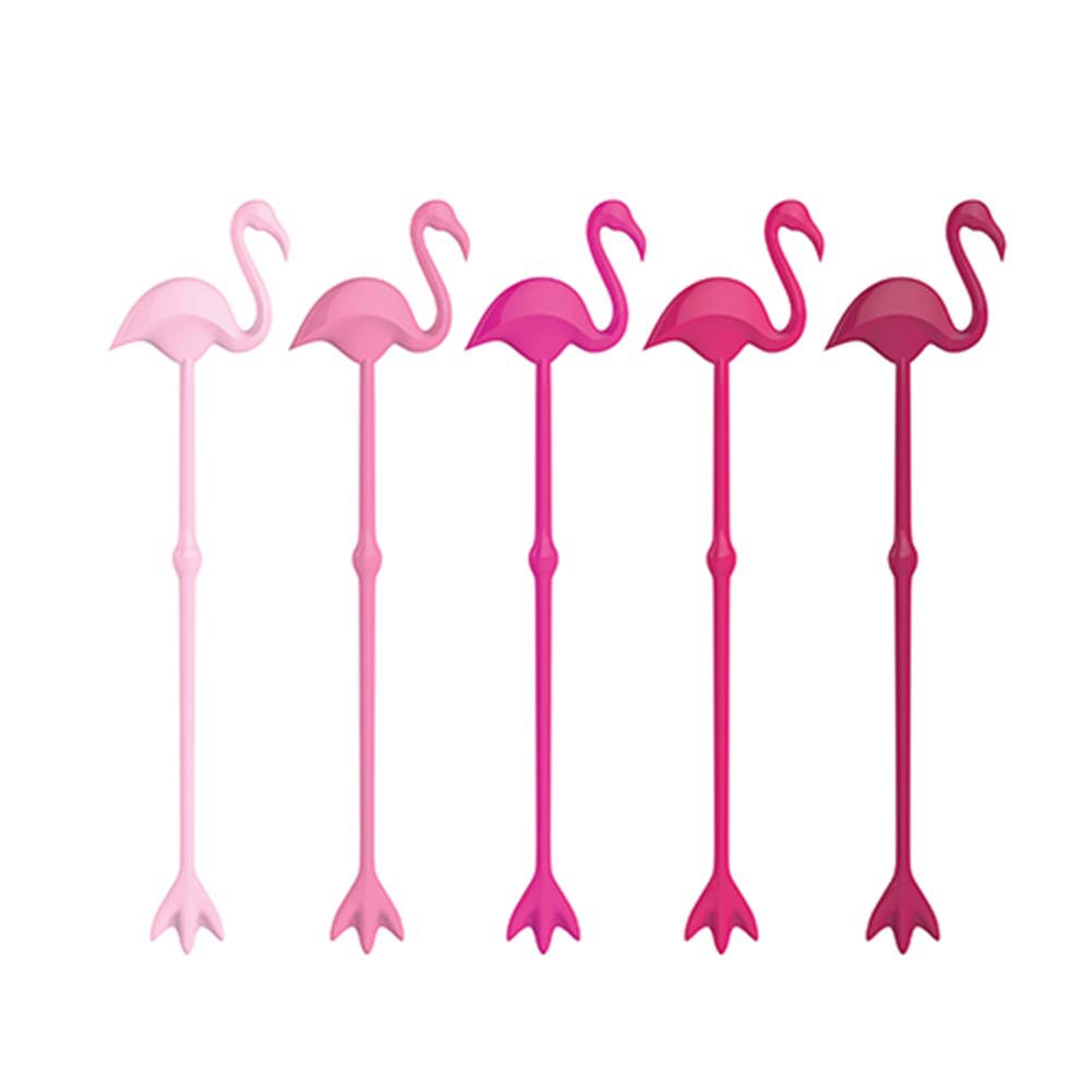 Flamingo Swizzle Stick Set