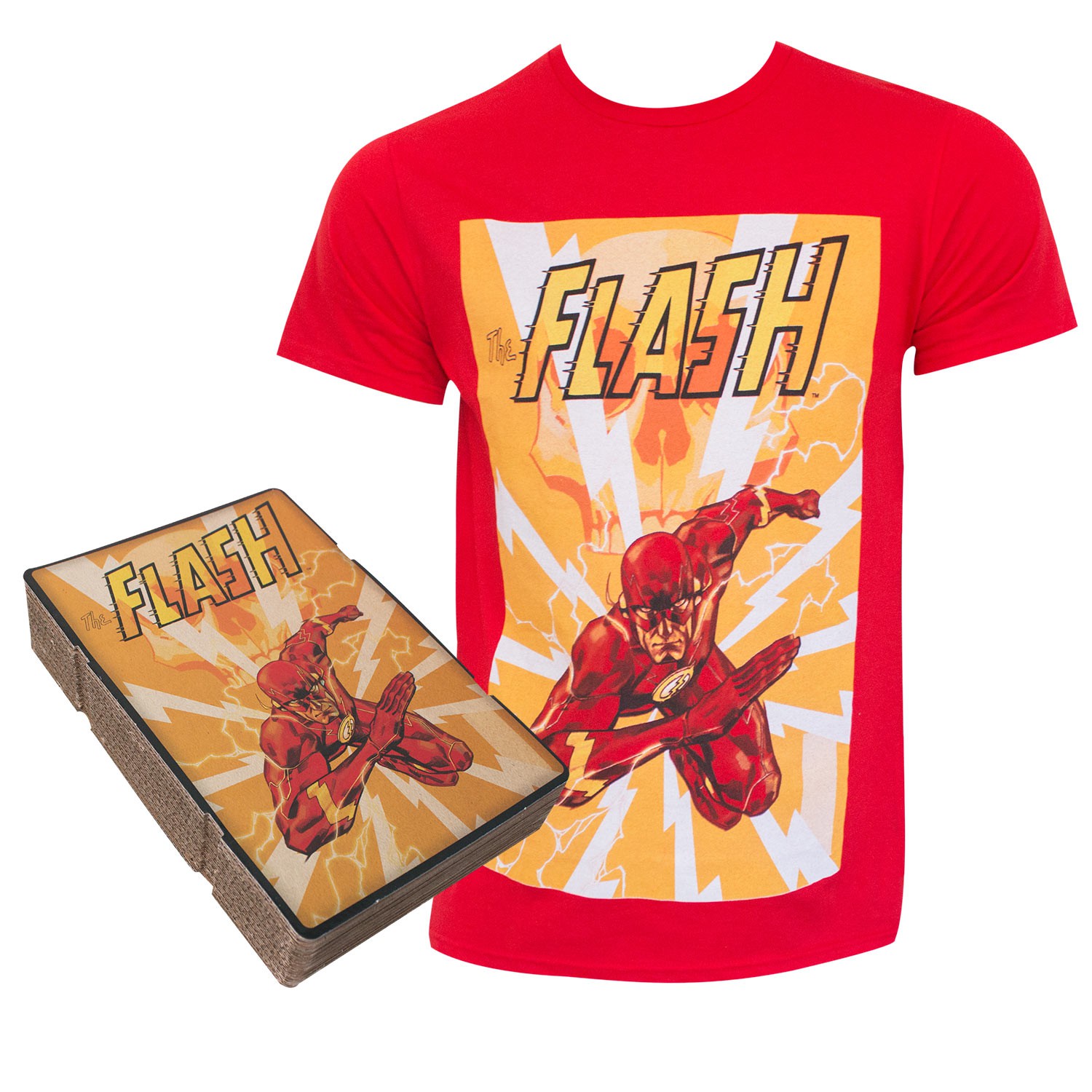 DC Comics The Flash Jumpforce In Action Corrugated Boxed T-Shirt