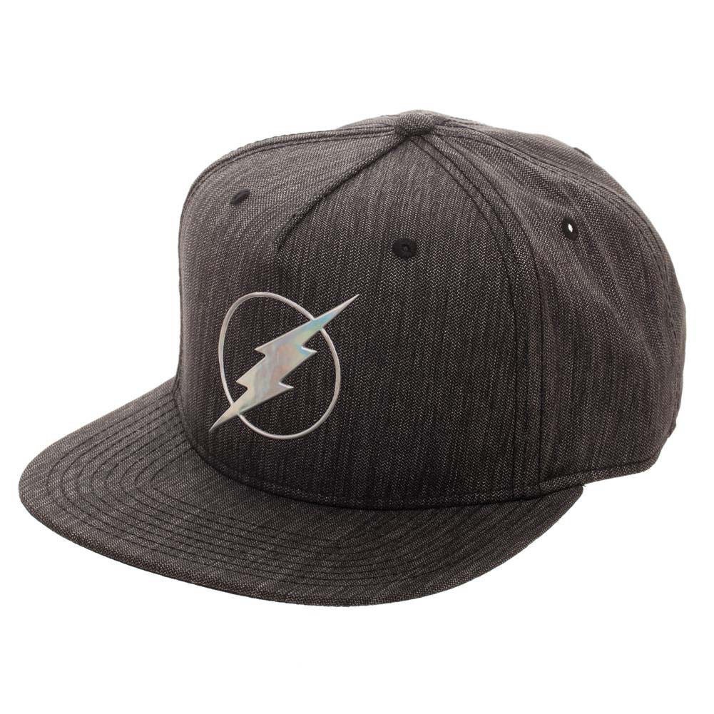 The Flash Iridescent Grey Snapback Hat