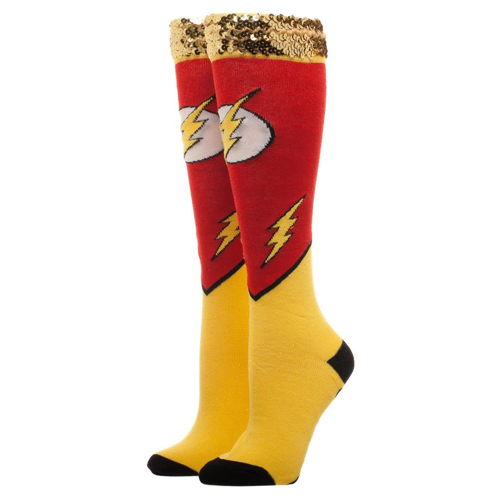 The Flash Knee High Sequin Women's Socks