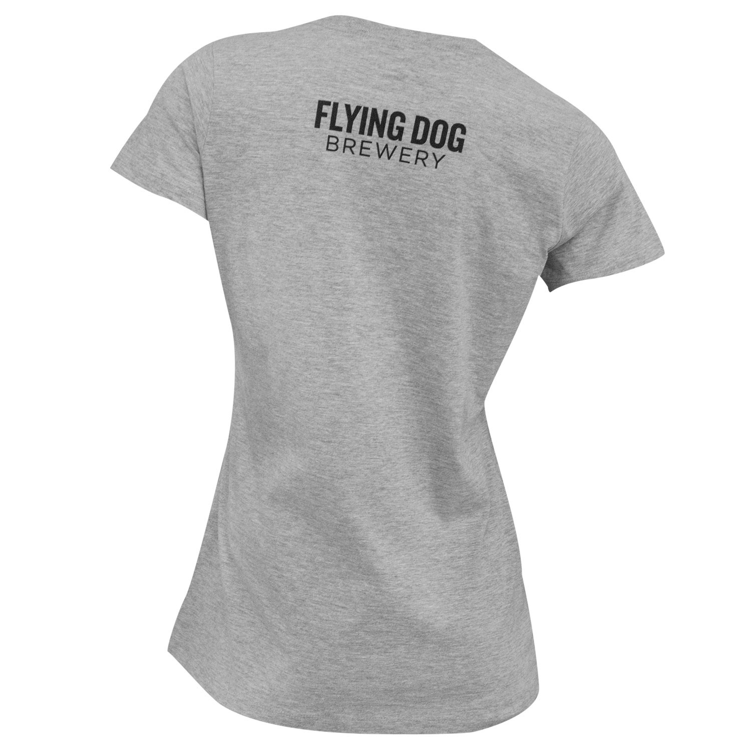 Flying Dog Batwing Logo Women's Grey T-Shirt