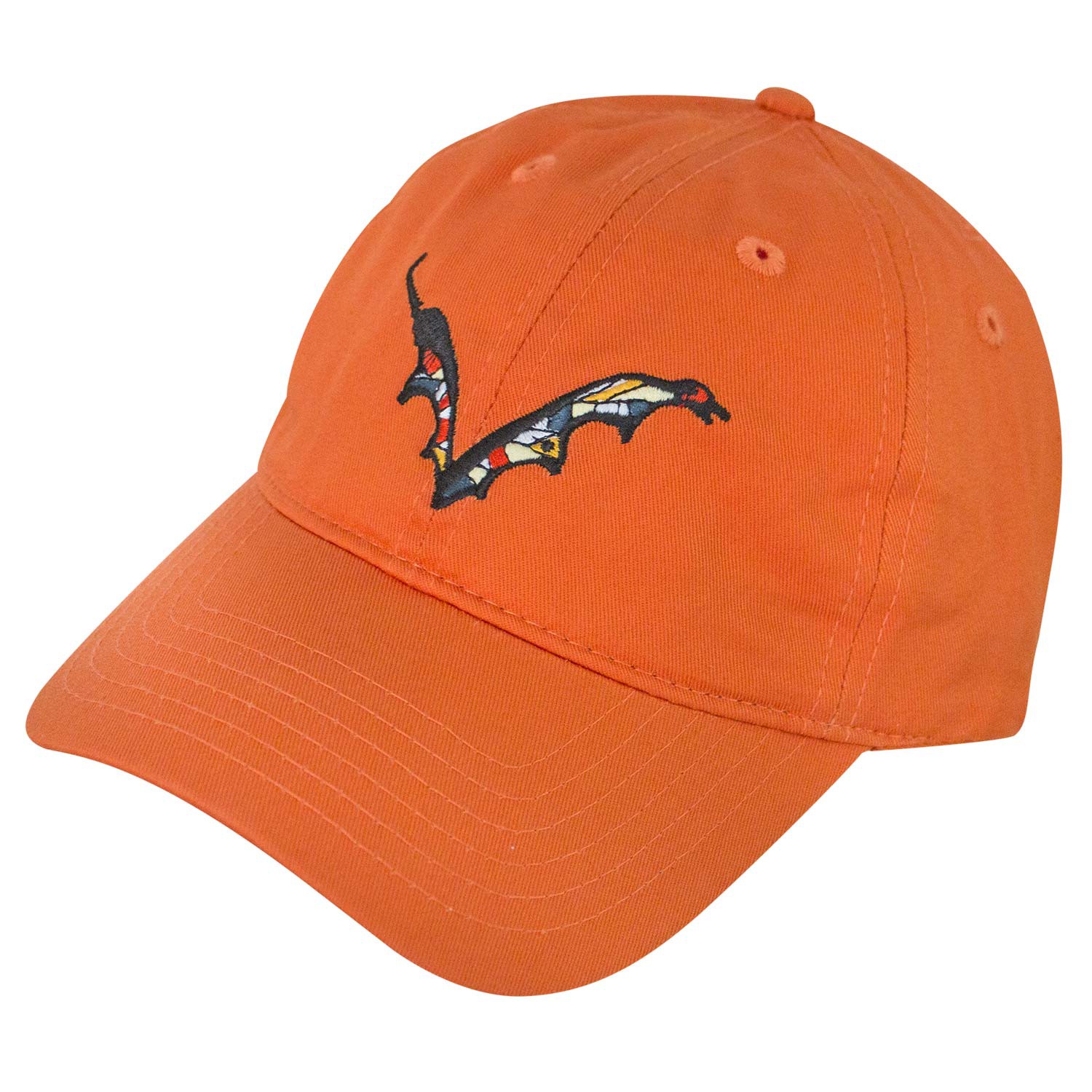 Flying Dog Batwing Logo Orange Dad Men's Hat