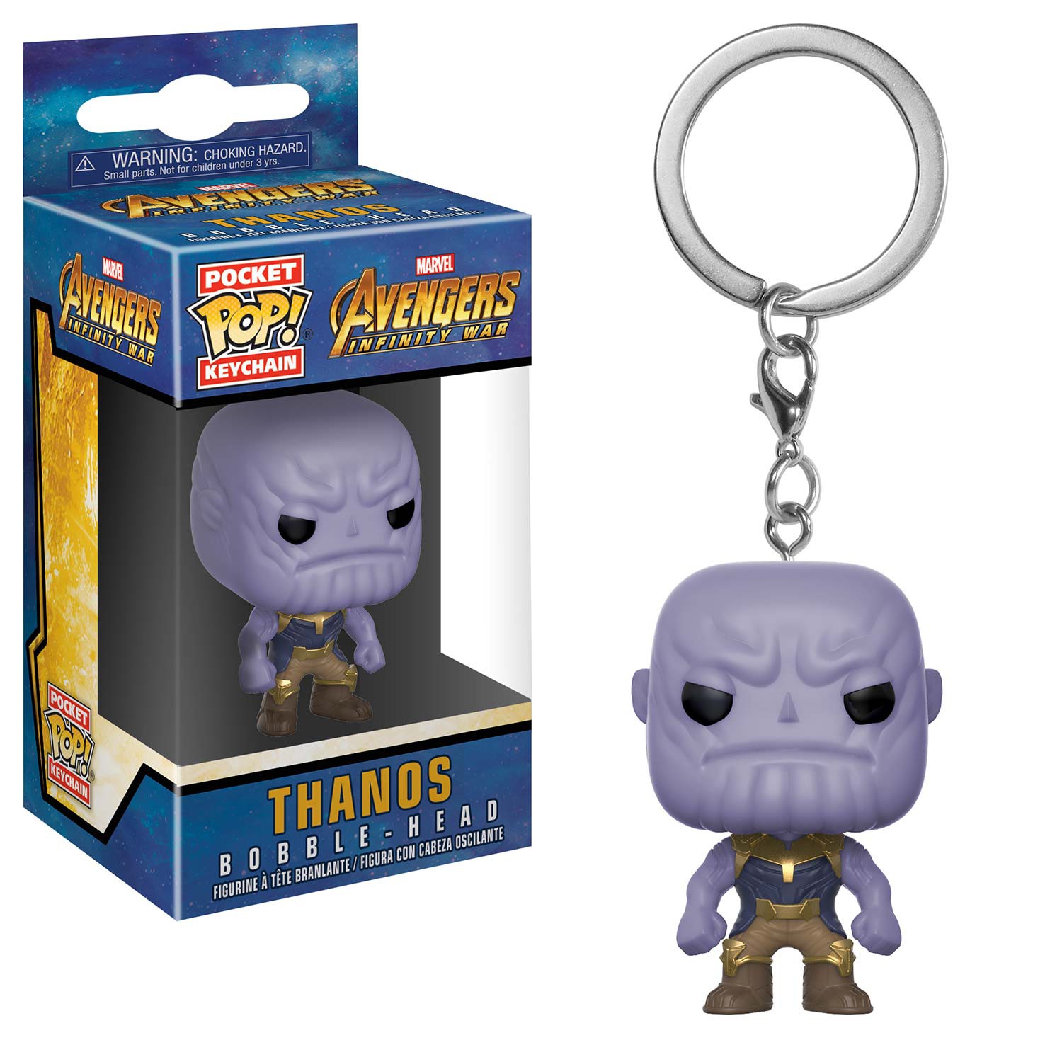 Avengers Infinity War Thanos Funko Pocket Pop Keychain
