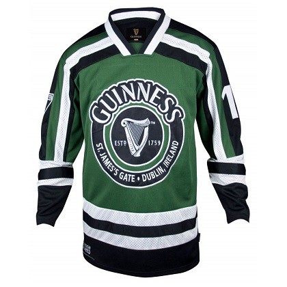 Guinness Harp Logo Hockey Jersey