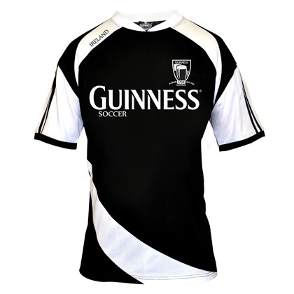 Guinness Black and White Soccer Jersey