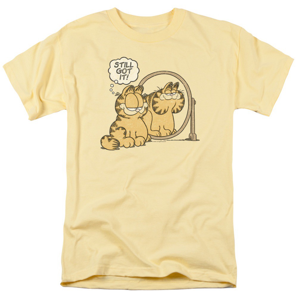 Garfield Still Got It Men's Yellow T-Shirt