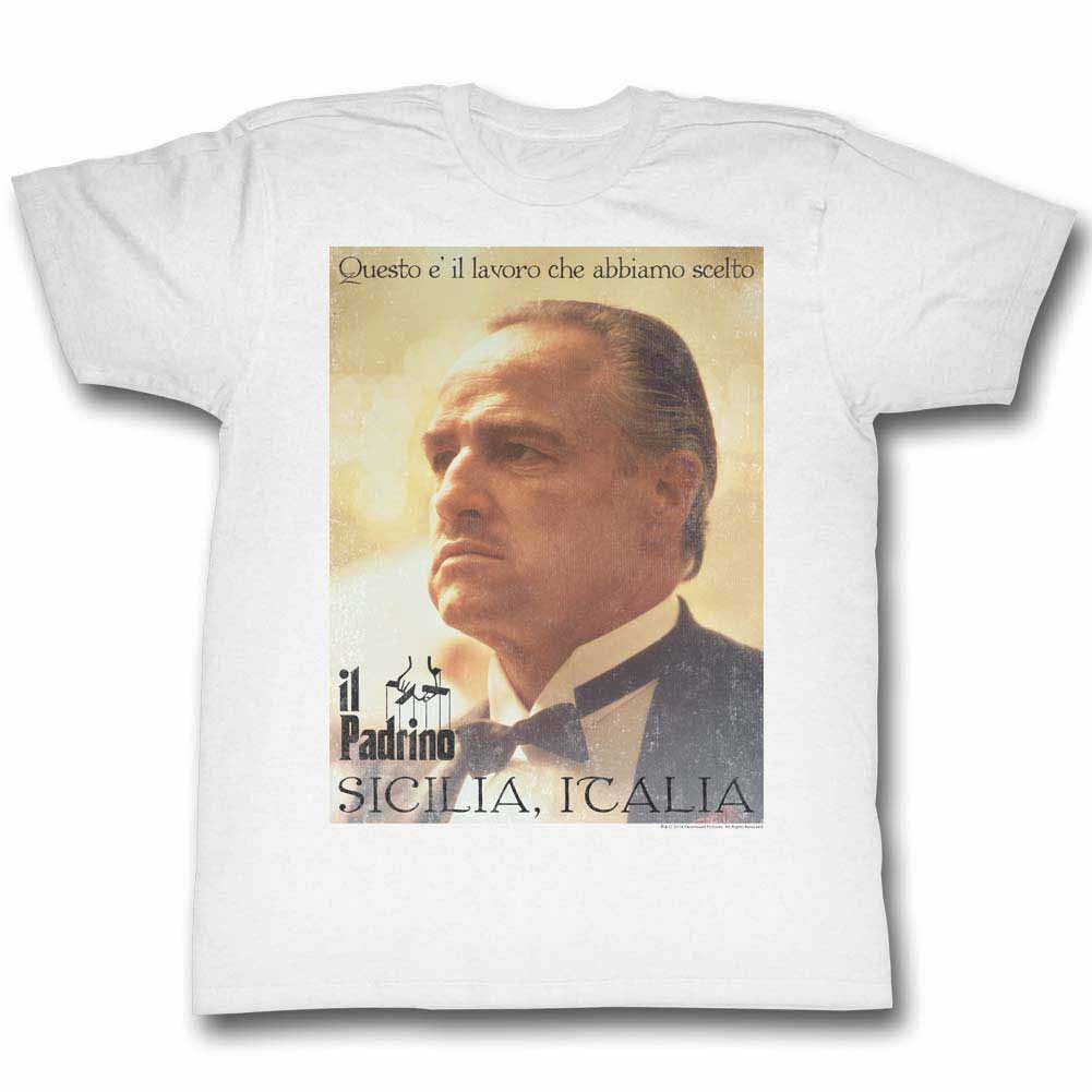 Godfather Poster White T-Shirt