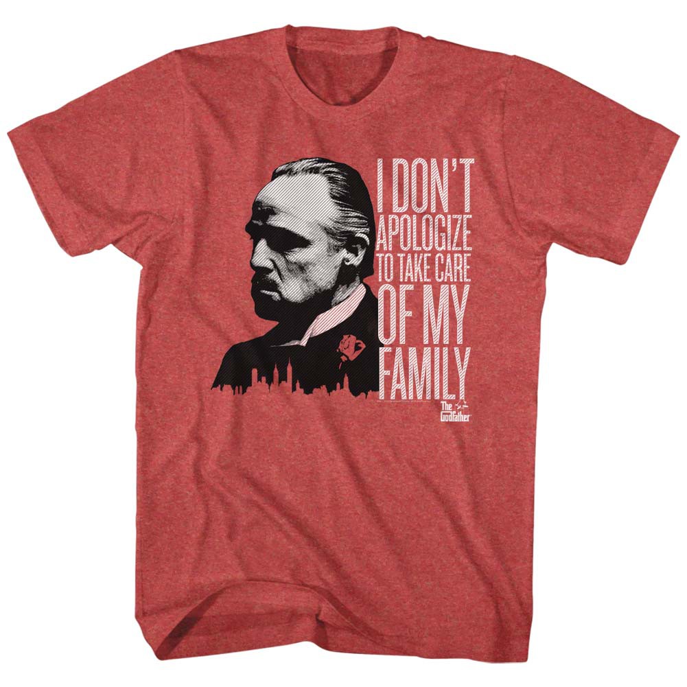 Godfather I Don't Apologize Red Tshirt
