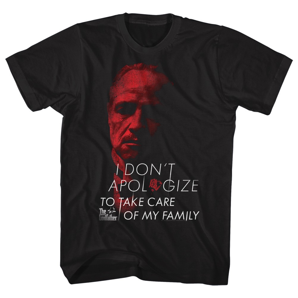 Godfather Don't Apologize Black Tshirt
