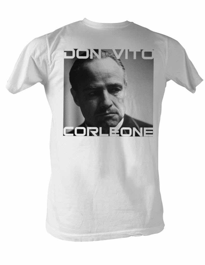 Godfather Don Vito White T-Shirt